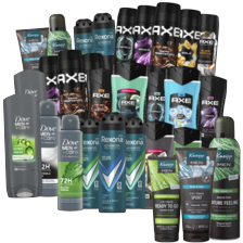 Axe, Dove, Rexona of Kneipp voor mannen*